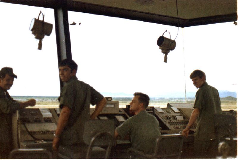 Up in control tower